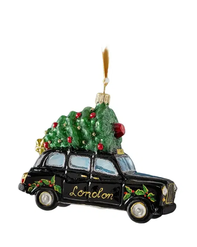 Exclusive London Taxi Christmas Ornament