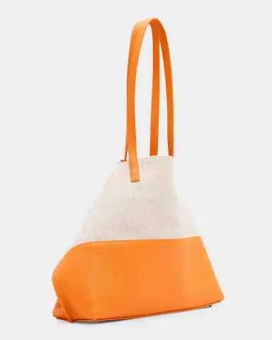 Akris Ai Medium Leather & Canvas Shoulder Bag | Thumbnail 2 Akris Ai Medium Leather & Canvas Shoulder Bag | Thumbnail 2