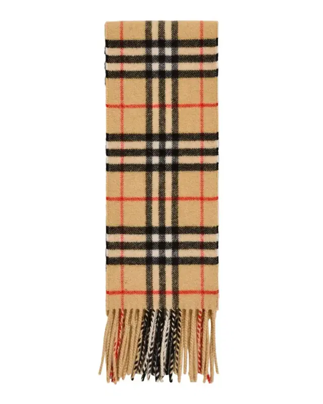 Burberry Check Cashmere Scarf