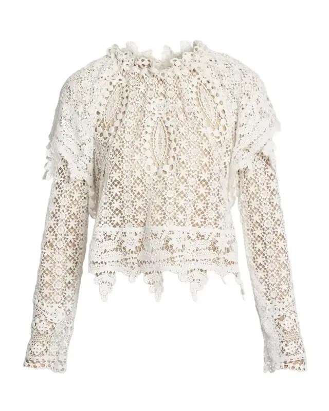 Hyliana Lace Cotton Top