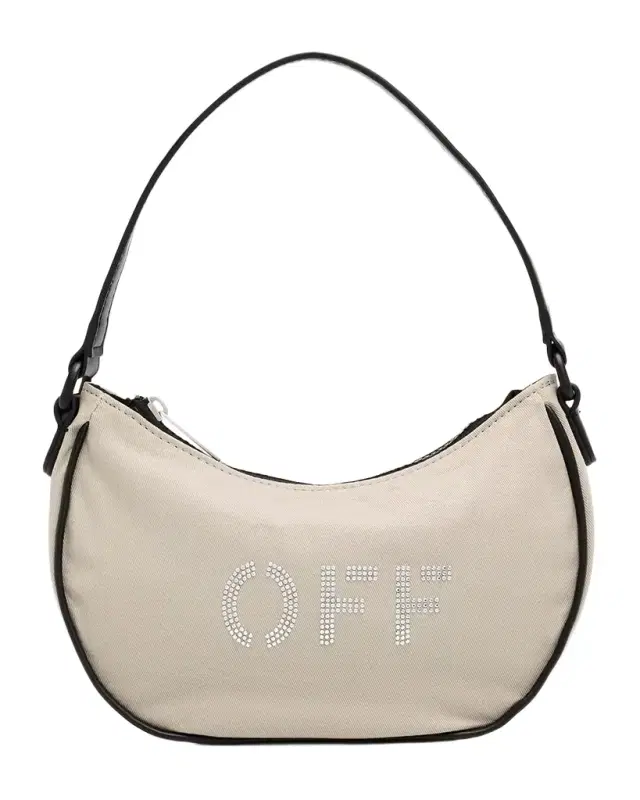 Girl 's Rhinestone Logo Hobo Bag
