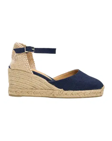 Castañer 65mm Carol Canvas Espadrille Wedge Sandals | Thumbnail 1