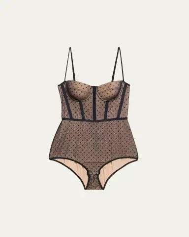 Zimmermann Dot Corset Bodysuit | Thumbnail 6
