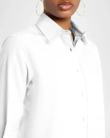Fabiana Filippi Tulle-Trim Cotton Poplin Shirt | Thumbnail 5 Fabiana Filippi Tulle-Trim Cotton Poplin Shirt | Thumbnail 5