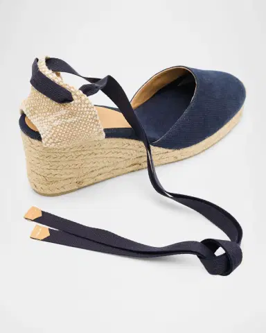 Castañer 60mm Carina Canvas Espadrille Wedge Sandals | Thumbnail 6 Castañer 60mm Carina Canvas Espadrille Wedge Sandals | Thumbnail 6