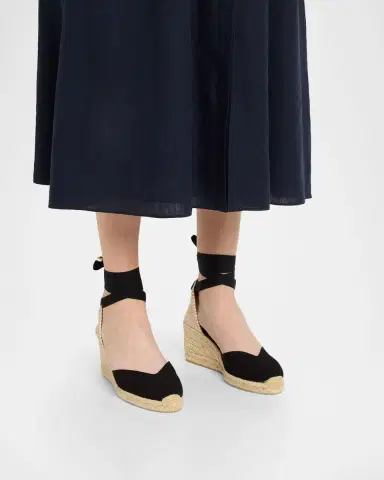 Castañer 50mm Chiara Canvas Espadrille Wedge Sandals | Thumbnail 2 Castañer 50mm Chiara Canvas Espadrille Wedge Sandals | Thumbnail 2