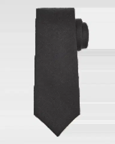 Kiton Men 's Solid Wool 7-Fold Tie | Thumbnail 2 Kiton Men 's Solid Wool 7-Fold Tie | Thumbnail 2