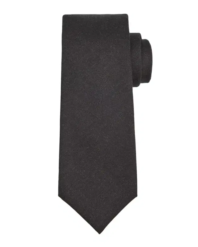 Men 's Solid Wool 7-Fold Tie