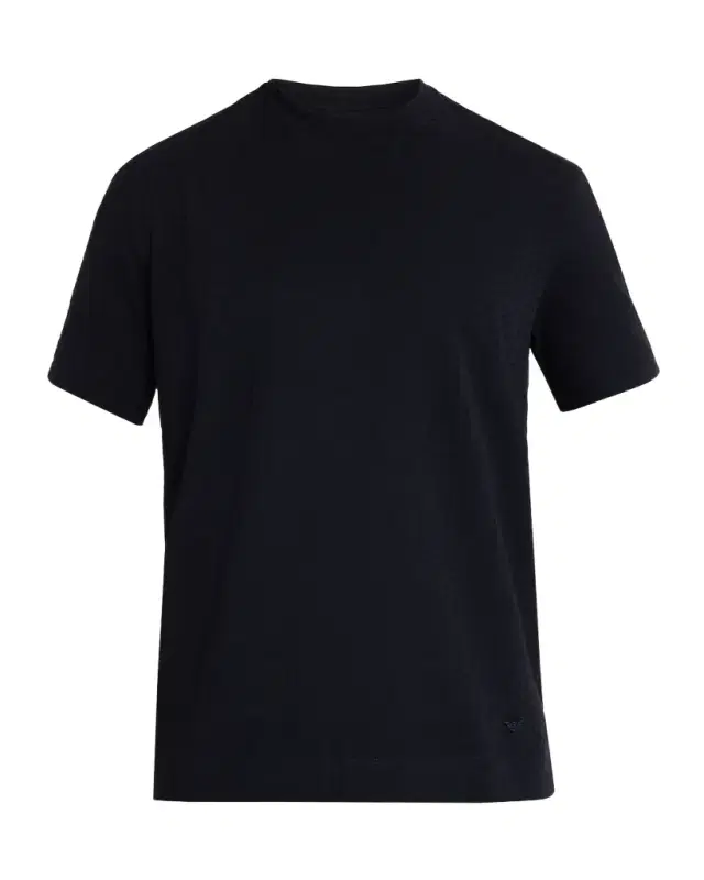Men's Cotton Jacquard Crewneck T-Shirt