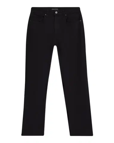 Monfrère Men's Caine Noire Black Denim Straight-Leg Jeans | Thumbnail 1 Monfrère Men's Caine Noire Black Denim Straight-Leg Jeans | Thumbnail 1