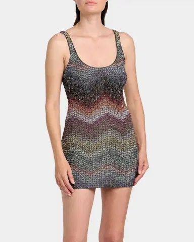 Missoni Sequin Wefted Loom Knit Mini Dress | Thumbnail 11