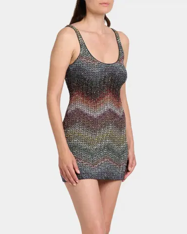 Missoni Sequin Wefted Loom Knit Mini Dress | Thumbnail 14