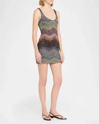 Missoni Sequin Wefted Loom Knit Mini Dress | Thumbnail 7