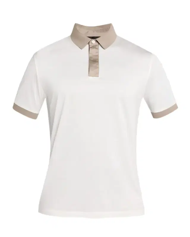 Men 's Lyocell and Cotton Contrast-Trim Polo Shirt
