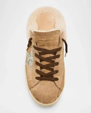 Golden Goose Super-Star Sabot Suede Shearling-Lined Slide Sneakers | Thumbnail 5 Golden Goose Super-Star Sabot Suede Shearling-Lined Slide Sneakers | Thumbnail 5