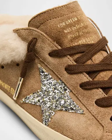 Golden Goose Super-Star Sabot Suede Shearling-Lined Slide Sneakers | Thumbnail 6 Golden Goose Super-Star Sabot Suede Shearling-Lined Slide Sneakers | Thumbnail 6