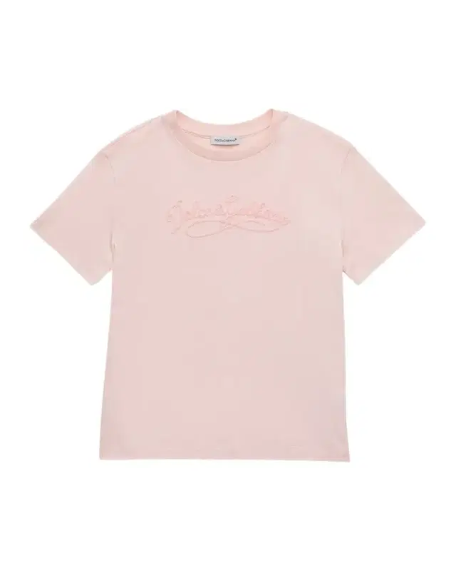 Girl 's Logo-Embroidered Cotton Jersey T-Shirt, Size -14