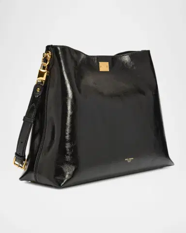 Dolce & Gabbana Vittoria Glossy Leather Crossbody Bag | Thumbnail 2 Dolce & Gabbana Vittoria Glossy Leather Crossbody Bag | Thumbnail 2