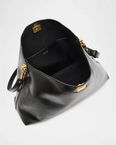 Dolce & Gabbana Vittoria Glossy Leather Crossbody Bag | Thumbnail 3 Dolce & Gabbana Vittoria Glossy Leather Crossbody Bag | Thumbnail 3