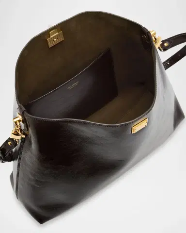 Dolce & Gabbana Vittoria Glossy Leather Crossbody Bag | Thumbnail 8 Dolce & Gabbana Vittoria Glossy Leather Crossbody Bag | Thumbnail 8