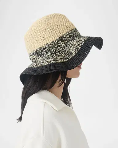 Eugenia Kim Lourdes Two-Tone Ombre Raffia Sun Hat | Thumbnail 3