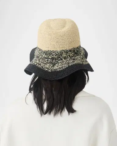 Eugenia Kim Lourdes Two-Tone Ombre Raffia Sun Hat | Thumbnail 4