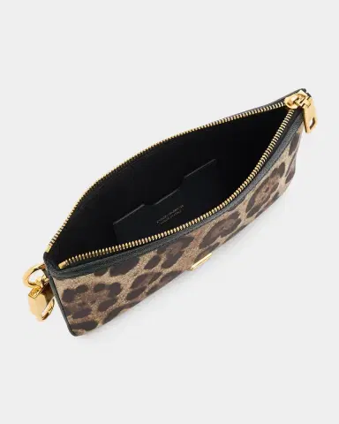 Dolce & Gabbana Necessaire Animal-Print Pouch Bag | Thumbnail 4