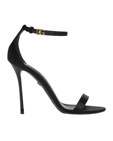 Dolce & Gabbana 105mm Raso Satin Sandals | Thumbnail 1 Dolce & Gabbana 105mm Raso Satin Sandals | Thumbnail 1