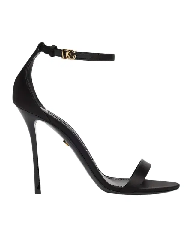 Dolce & Gabbana 105mm Raso Satin Sandals