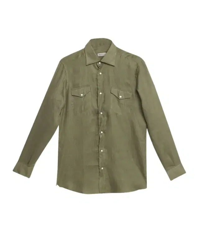 Men 's Texas Linen Button-Front Shirt