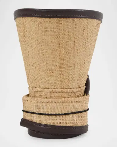 Eugenia Kim Micky Packable Raffia Visor | Thumbnail 4 Eugenia Kim Micky Packable Raffia Visor | Thumbnail 4