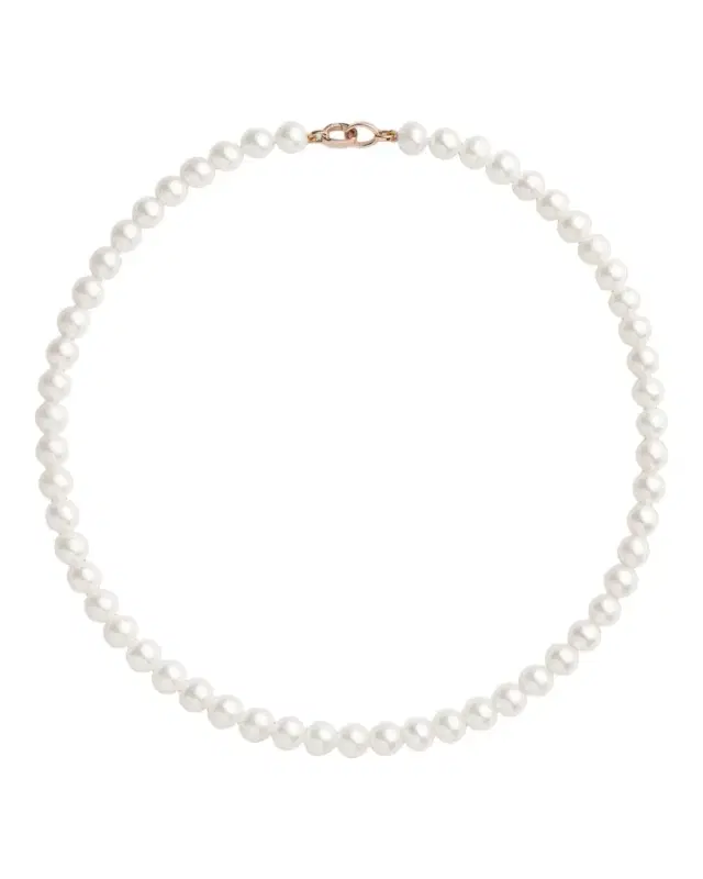 Jennifer Fisher White Freshwater Pearl Necklace