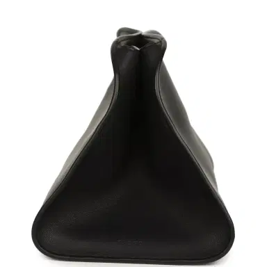 The Row The Row Peggy Clutch Black Saddle Leather Silver Hardware | Thumbnail 3 The Row The Row Peggy Clutch Black Saddle Leather Silver Hardware | Thumbnail 3