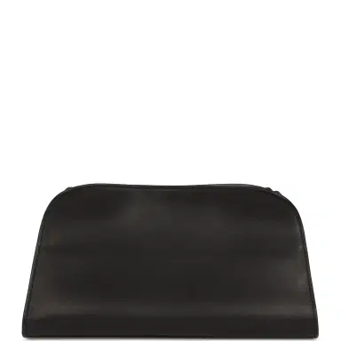 The Row The Row Peggy Clutch Black Saddle Leather Silver Hardware | Thumbnail 4 The Row The Row Peggy Clutch Black Saddle Leather Silver Hardware | Thumbnail 4