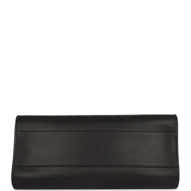 The Row The Row Peggy Clutch Black Saddle Leather Silver Hardware | Thumbnail 6 The Row The Row Peggy Clutch Black Saddle Leather Silver Hardware | Thumbnail 6