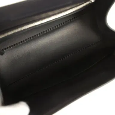 The Row The Row Peggy Clutch Black Saddle Leather Silver Hardware | Thumbnail 7 The Row The Row Peggy Clutch Black Saddle Leather Silver Hardware | Thumbnail 7