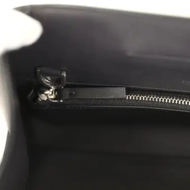 The Row The Row Peggy Clutch Black Saddle Leather Silver Hardware | Thumbnail 8 The Row The Row Peggy Clutch Black Saddle Leather Silver Hardware | Thumbnail 8