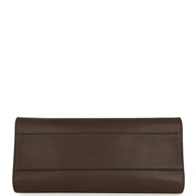 The Row The Row Peggy Clutch Hippo Grey Saddle Leather Silver Hardware | Thumbnail 6