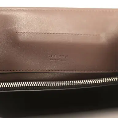 The Row The Row Peggy Clutch Hippo Grey Saddle Leather Silver Hardware | Thumbnail 10