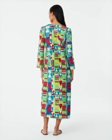 Emporio Sirenuse Giada Caftan in Afrika Print | Thumbnail 4 Emporio Sirenuse Giada Caftan in Afrika Print | Thumbnail 4