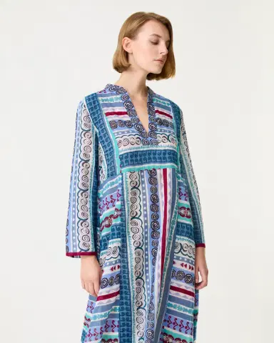 Emporio Sirenuse Giada Caftan in Astral Print | Thumbnail 3