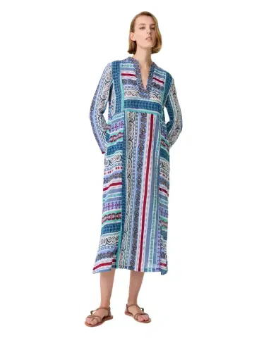 Emporio Sirenuse Giada Caftan in Astral Print | Thumbnail 1