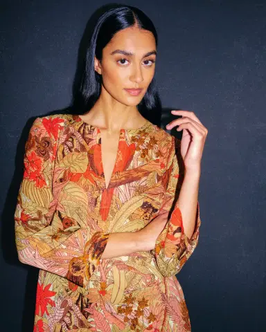 Emporio Sirenuse Giada Caftan in Jungle Print | Thumbnail 7 Emporio Sirenuse Giada Caftan in Jungle Print | Thumbnail 7