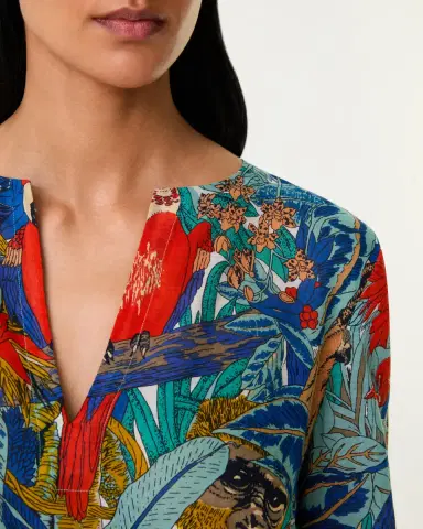 Emporio Sirenuse Giada Caftan in Jungle Print | Thumbnail 2 Emporio Sirenuse Giada Caftan in Jungle Print | Thumbnail 2