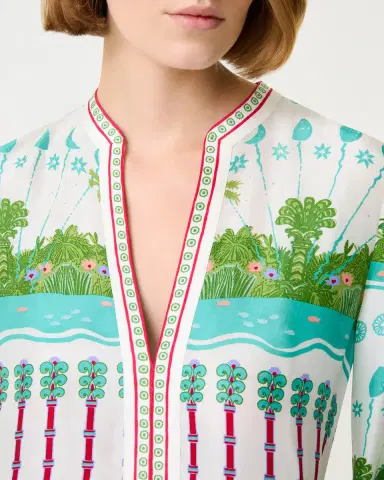 Emporio Sirenuse Jenna Caftan in Eden Print | Thumbnail 2