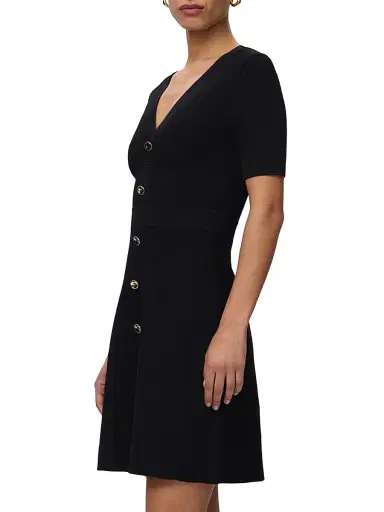 Hervé Léger Women's Winslow Button-Embellished Minidress | Thumbnail 5 Hervé Léger Women's Winslow Button-Embellished Minidress | Thumbnail 5