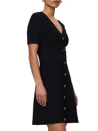 Hervé Léger Women's Winslow Button-Embellished Minidress | Thumbnail 8 Hervé Léger Women's Winslow Button-Embellished Minidress | Thumbnail 8