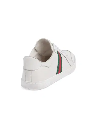 Gucci Women's Coda Leather Low-Top Sneakers | Thumbnail 3