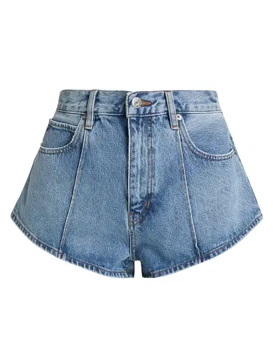 Frame Women's The Tilt Seamed Denim Shorts - Juna | Thumbnail 1