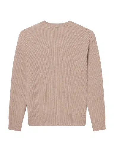 Frame Men's Rib-Knit Wool-Blend Crewneck Sweater - Light Mauve - Size XXL | Thumbnail 3